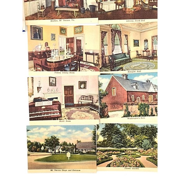 Washington D.C Mount Vernon Book of Souvenir Views Vintage Travel Souvenir - Picture 6 of 13